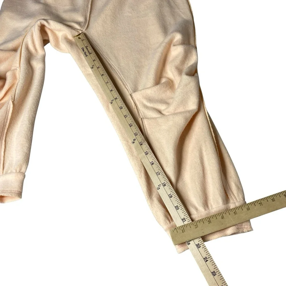 Free People Day Off Fleece Joggers Harem Pants Sweats Tender Peach Size Medium